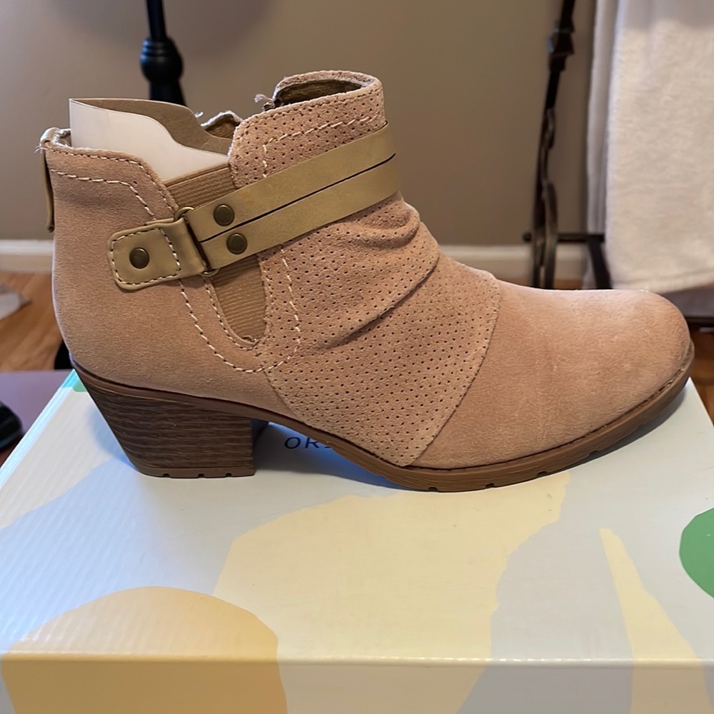 COPY - Earth origins suede booties